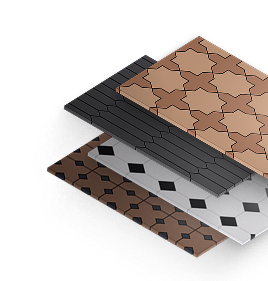 Набор интерактивных раскладок плитки