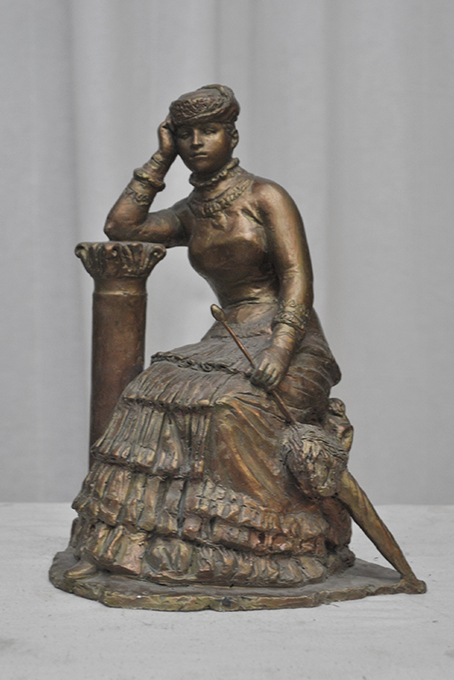 статуэтка бронзовая актриса Ермолова