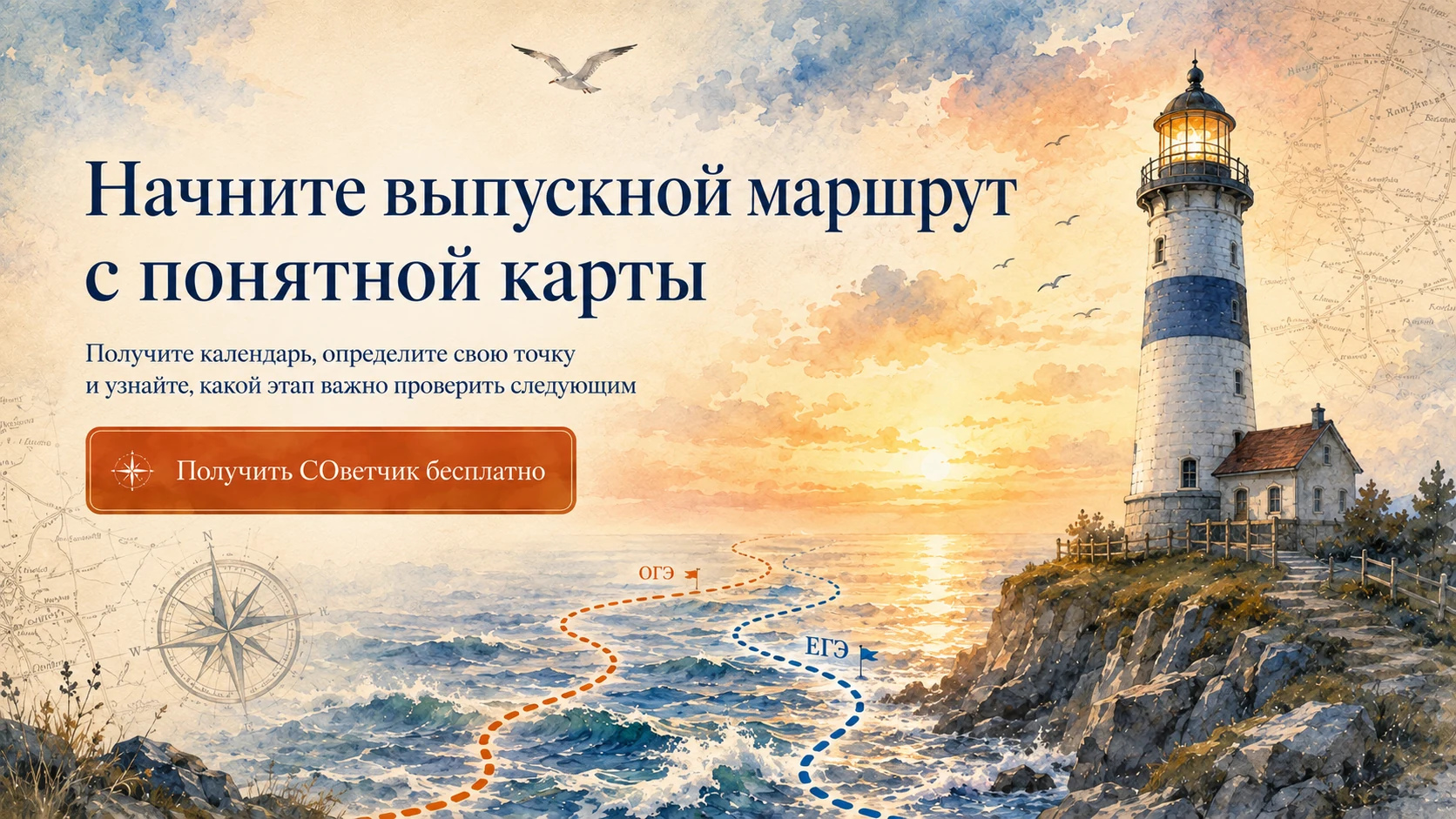 Начните выпускной маршрут с понятной карты
