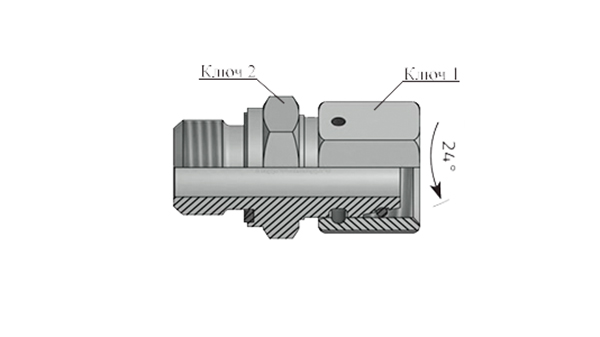 Адаптеры Г-Ш DKO-L 24°/BSP Корпус прямые