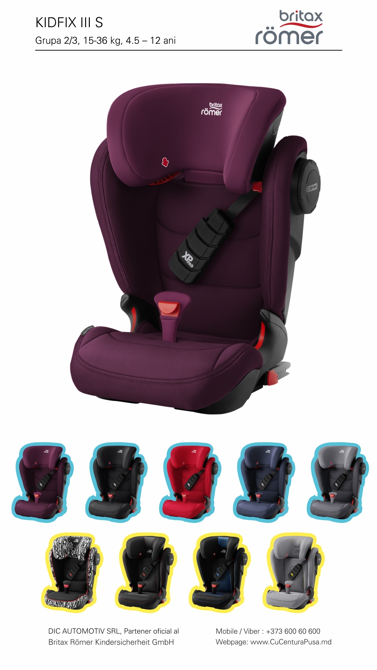 britax romer kidfix iii s