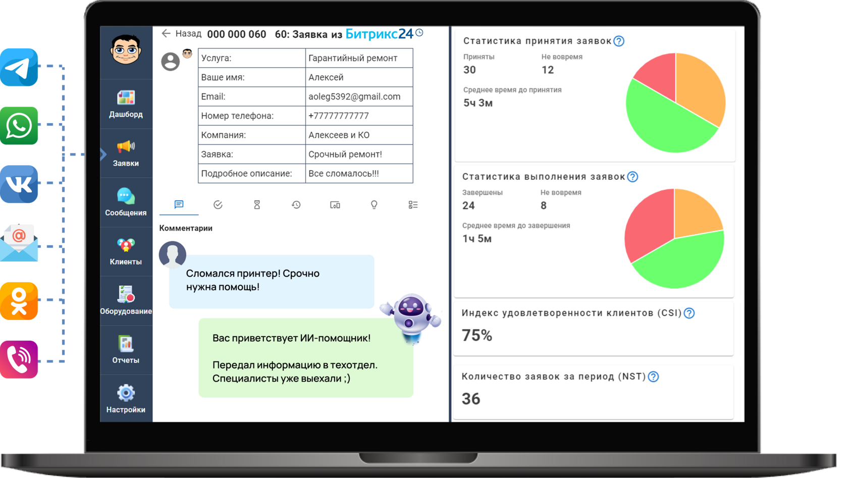 Чат техподдержки