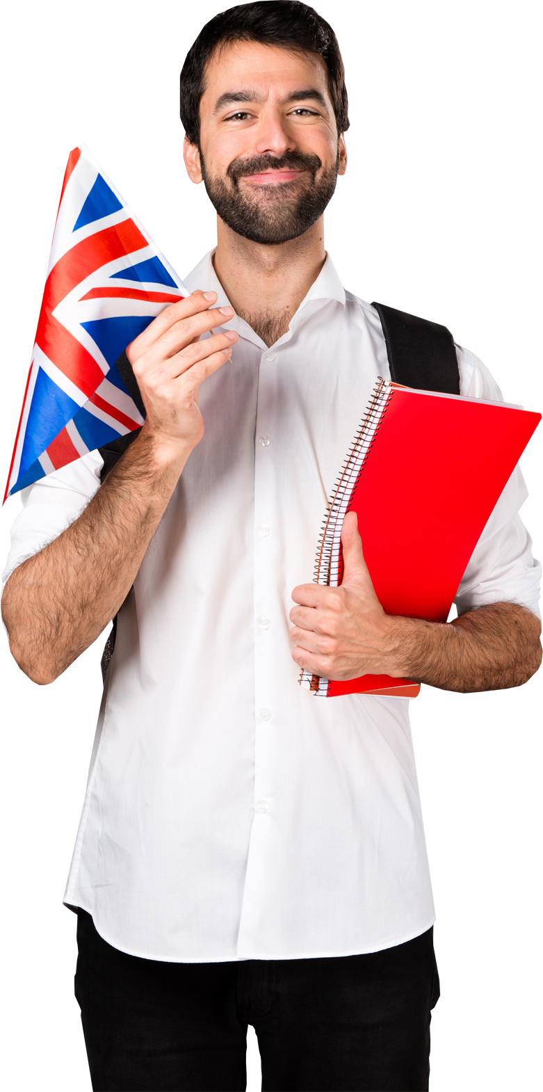 Молодой человек, получивший глубокие знания по английскому