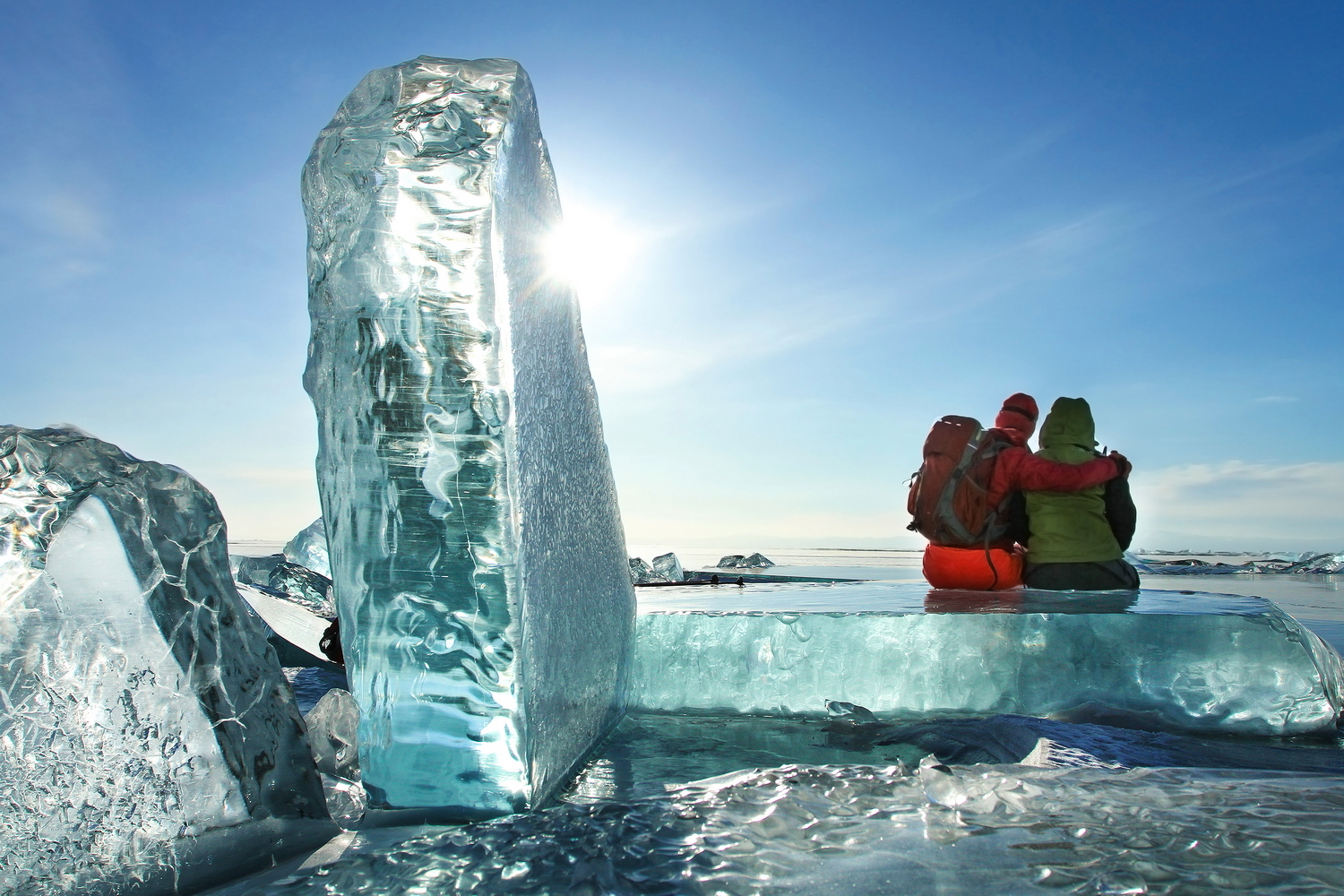Лед на Байкале 2020
