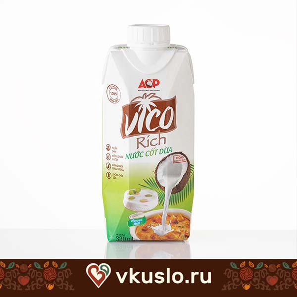 Кокосовое молоко / Кокосовый напиток Вико Рич (coconut milk Vico Rich)