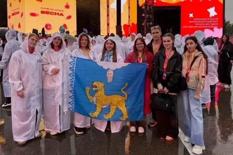 школьники из Псковской области на фестивале Российская школьная весна