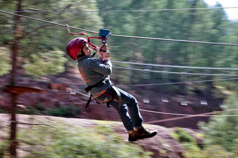 Веревочный парк с зип-лайнами рядом с Марракешем