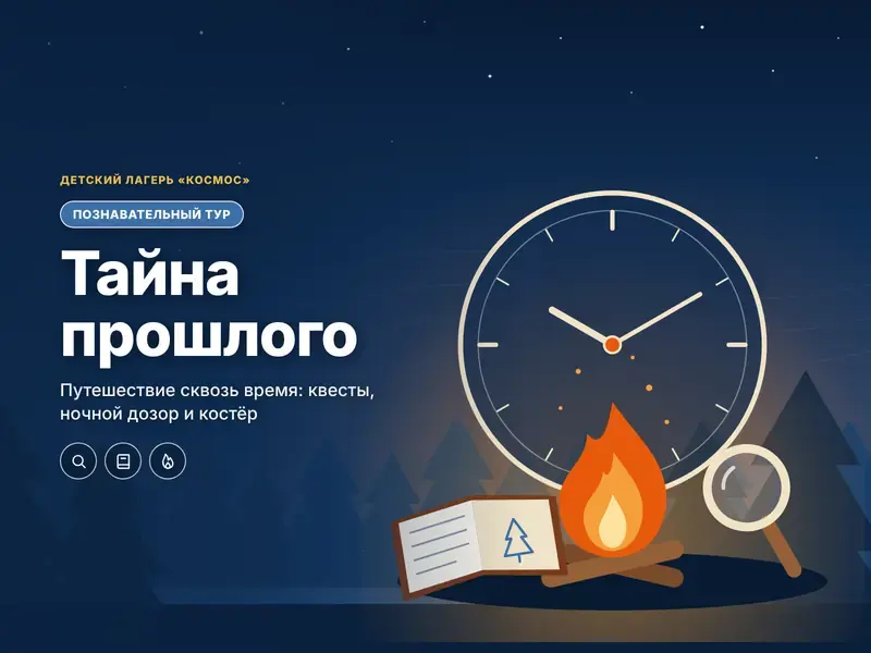 Тур «Тайна прошлого»: путешествие сквозь время, квесты, ночной дозор и костёр