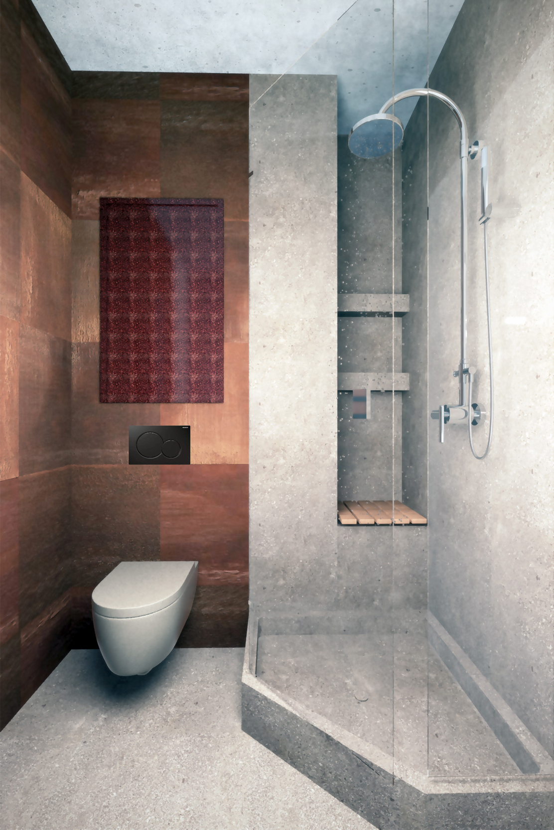 Дизайн проект однокомнатной квартиры в ЖК Level #BASKMA_LEVEL