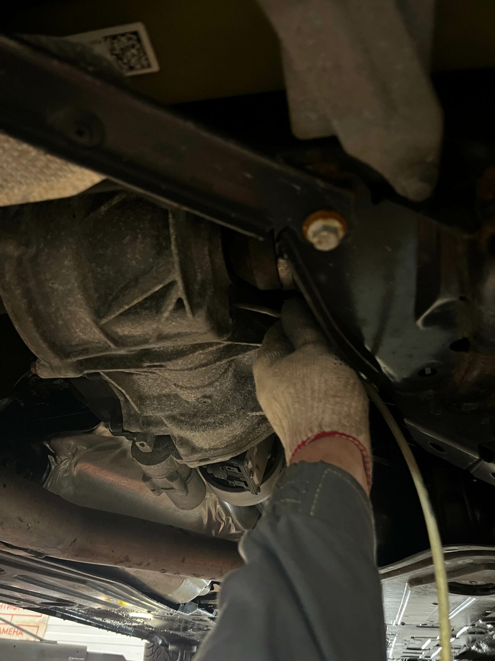 Откачка масла из редуктора