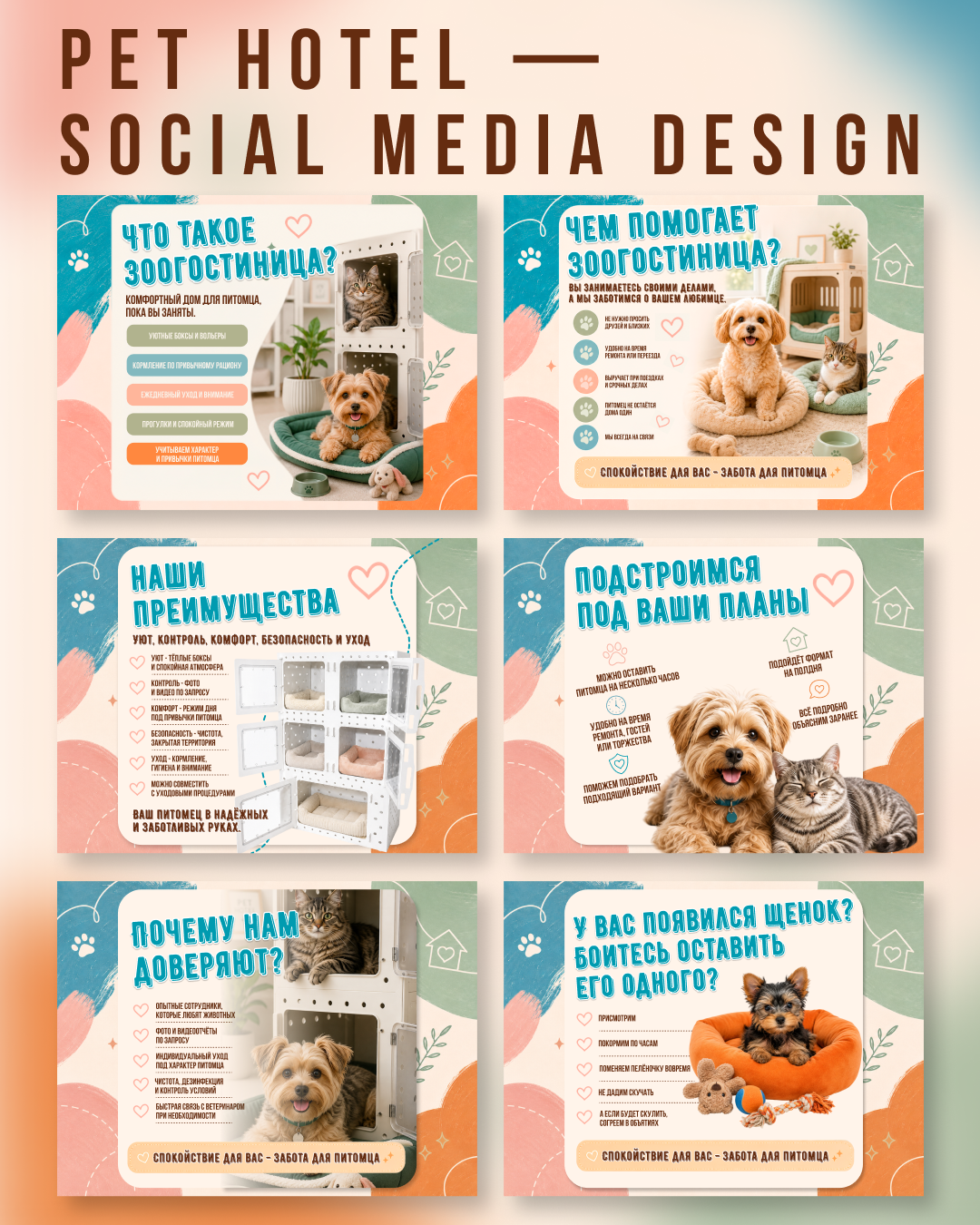 Pet Hotel — Social Media Design