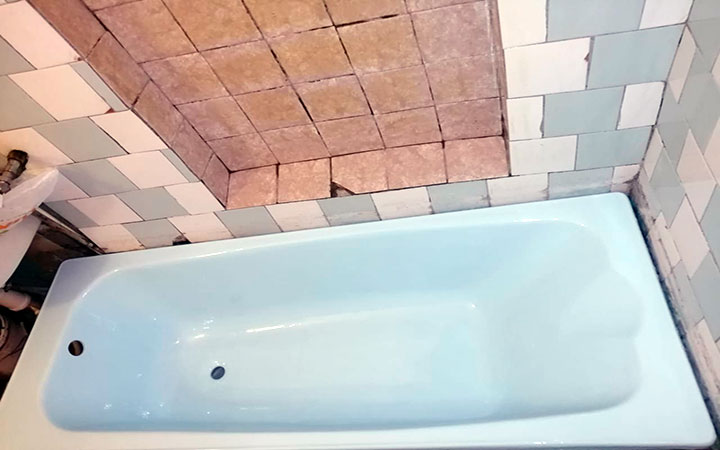 Реставрация ванны акрилом в Сертолово