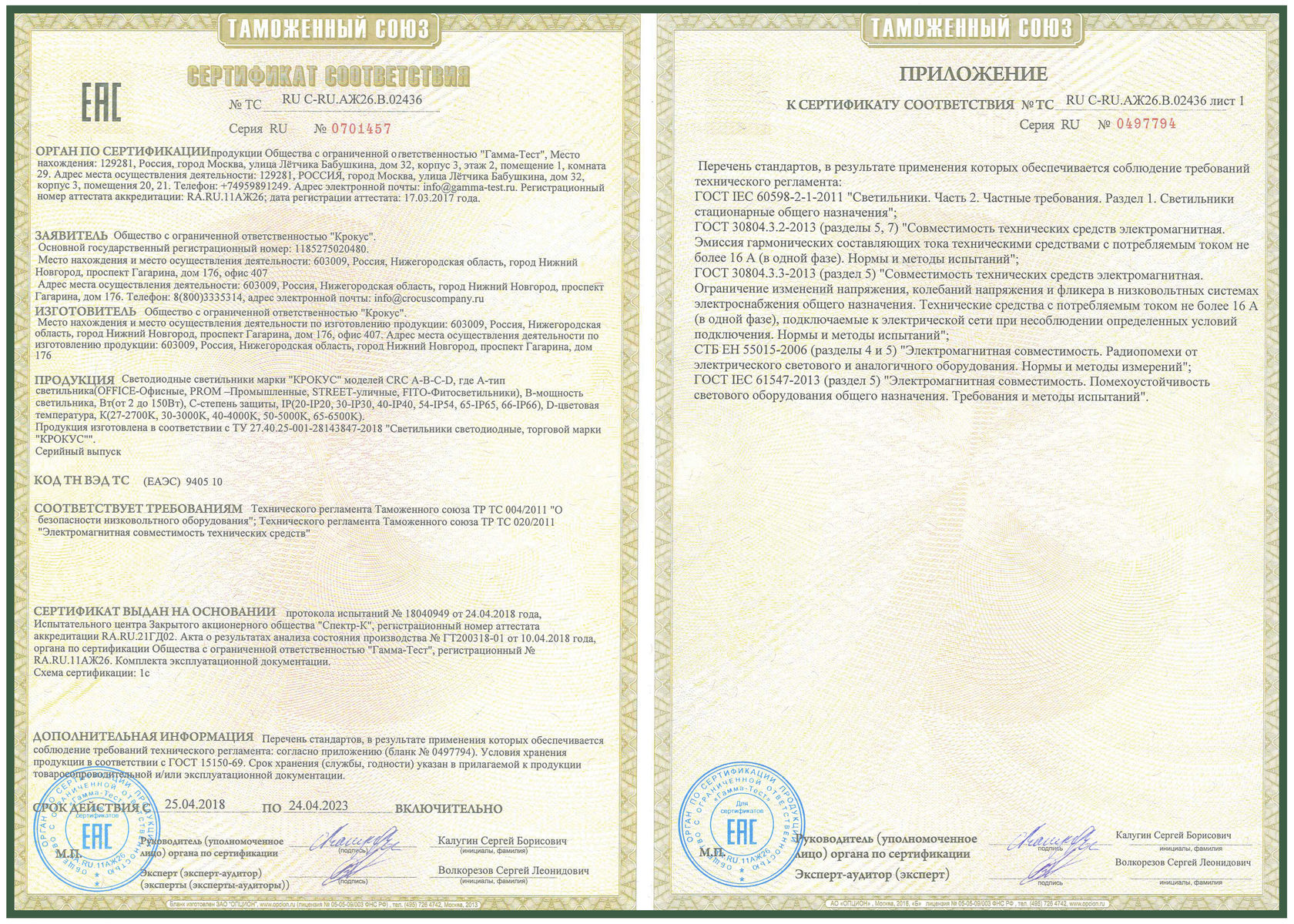 Сертификат dlp кабель канал 105x50 сертификат