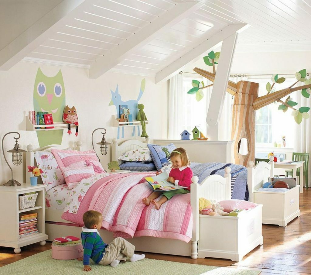 Kid's room. Комната для девочки. Красивые детские комнаты. Детские спальни для девочек. Детская комната для мальчика и девочки.