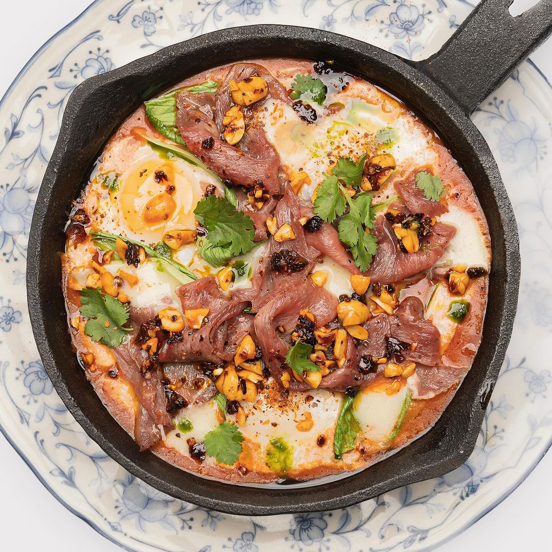 Shakshuka with Beef Ribeye