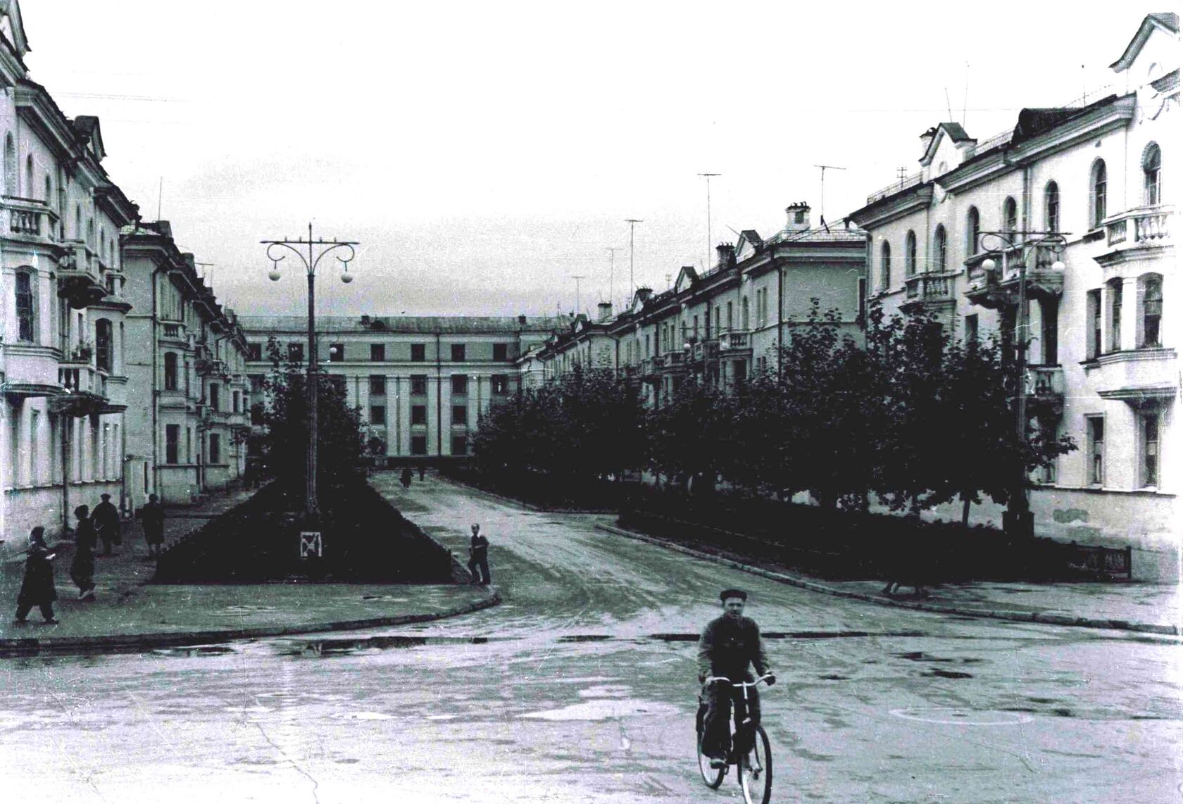 Застройка ул. Стахановской. 1957 г.