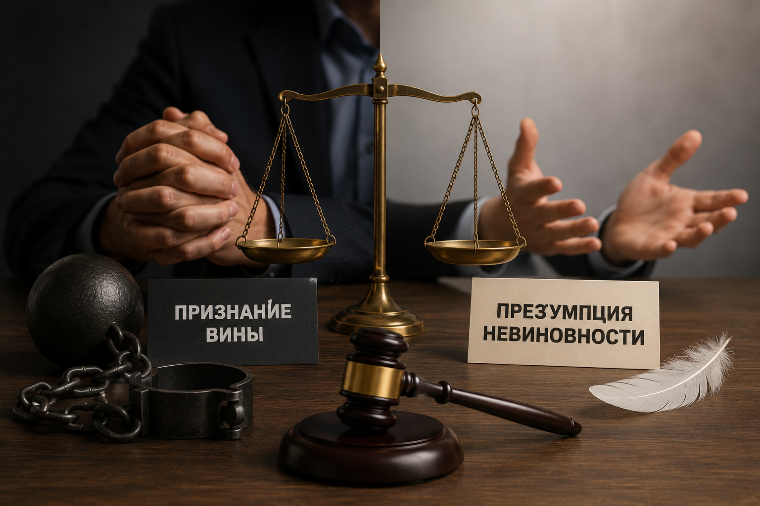 Признание вины и презумпция невиновности в уголовном процессе