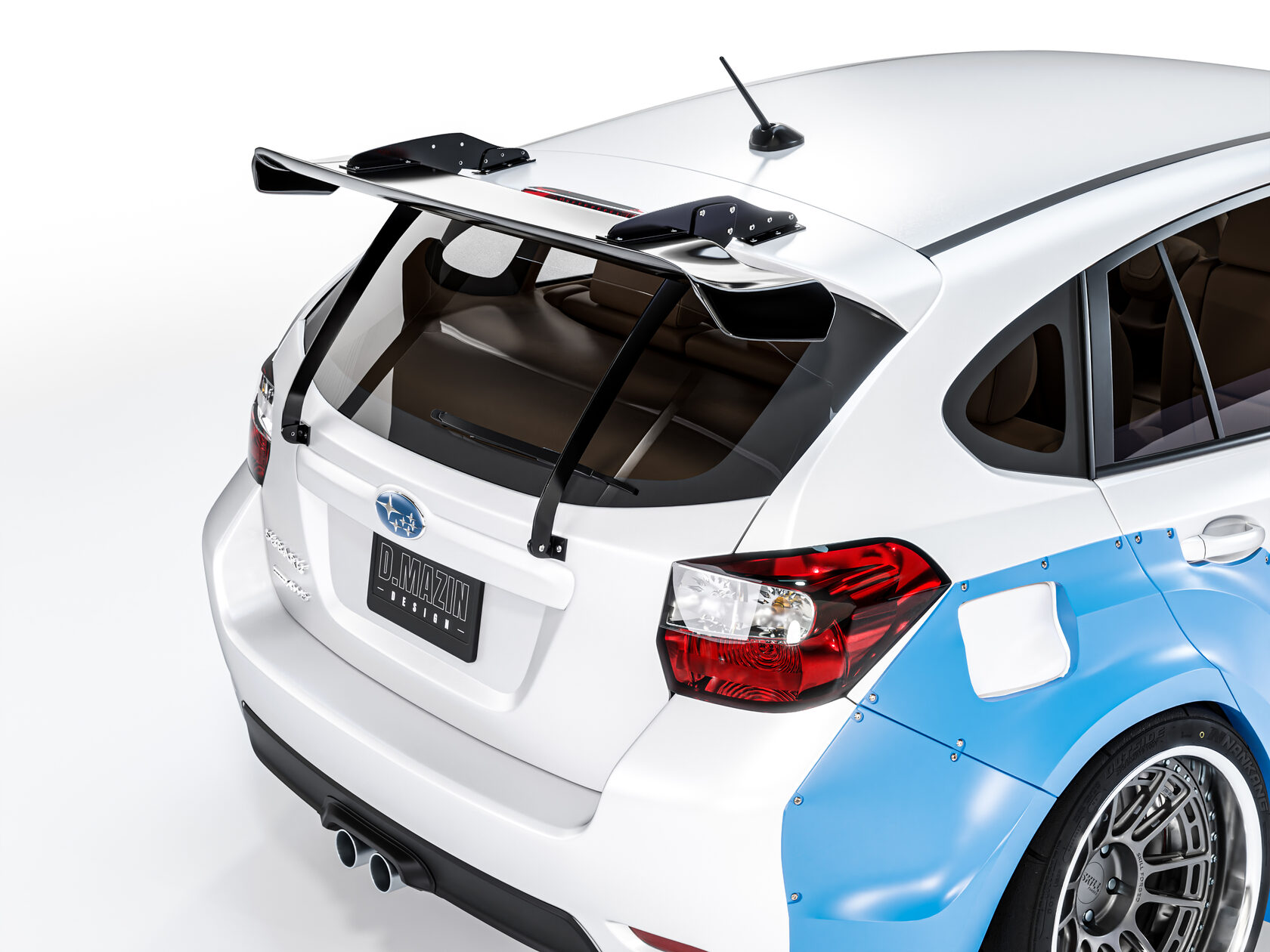 FENDERIST SPEC S 30mm rear fender Flares Set / WIDE BODY KIT SUBARU