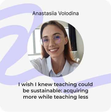  &quot;I wish I knew&quot; ELT charity conference for English teachers organized by Yuliya Kumicheva. June 24-25, 2023 Anastasiia Volodina 