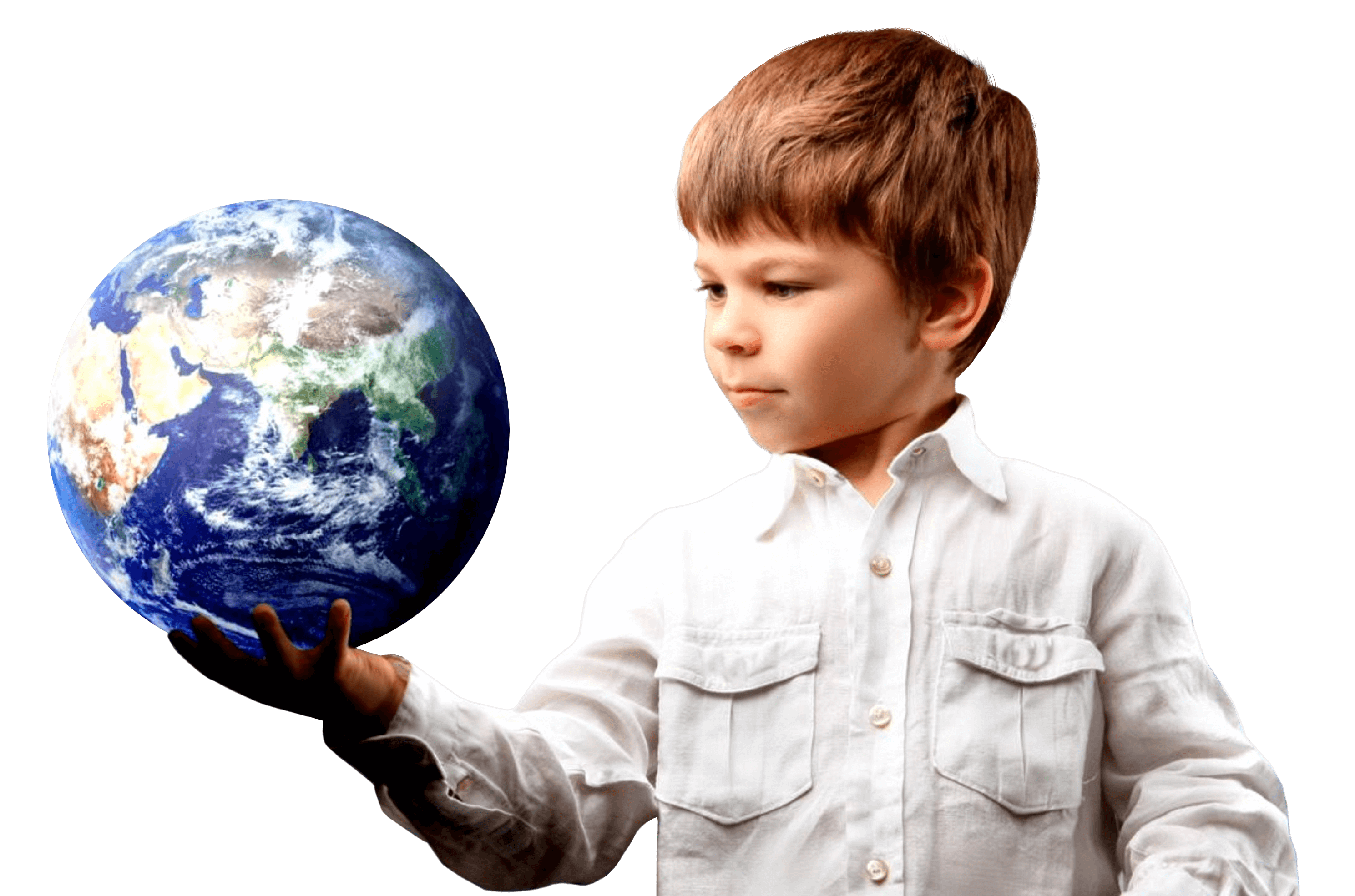 Кругозор школьников. Мальчик с глобусом. Глобус для детей. Ребенок изучает мир.
