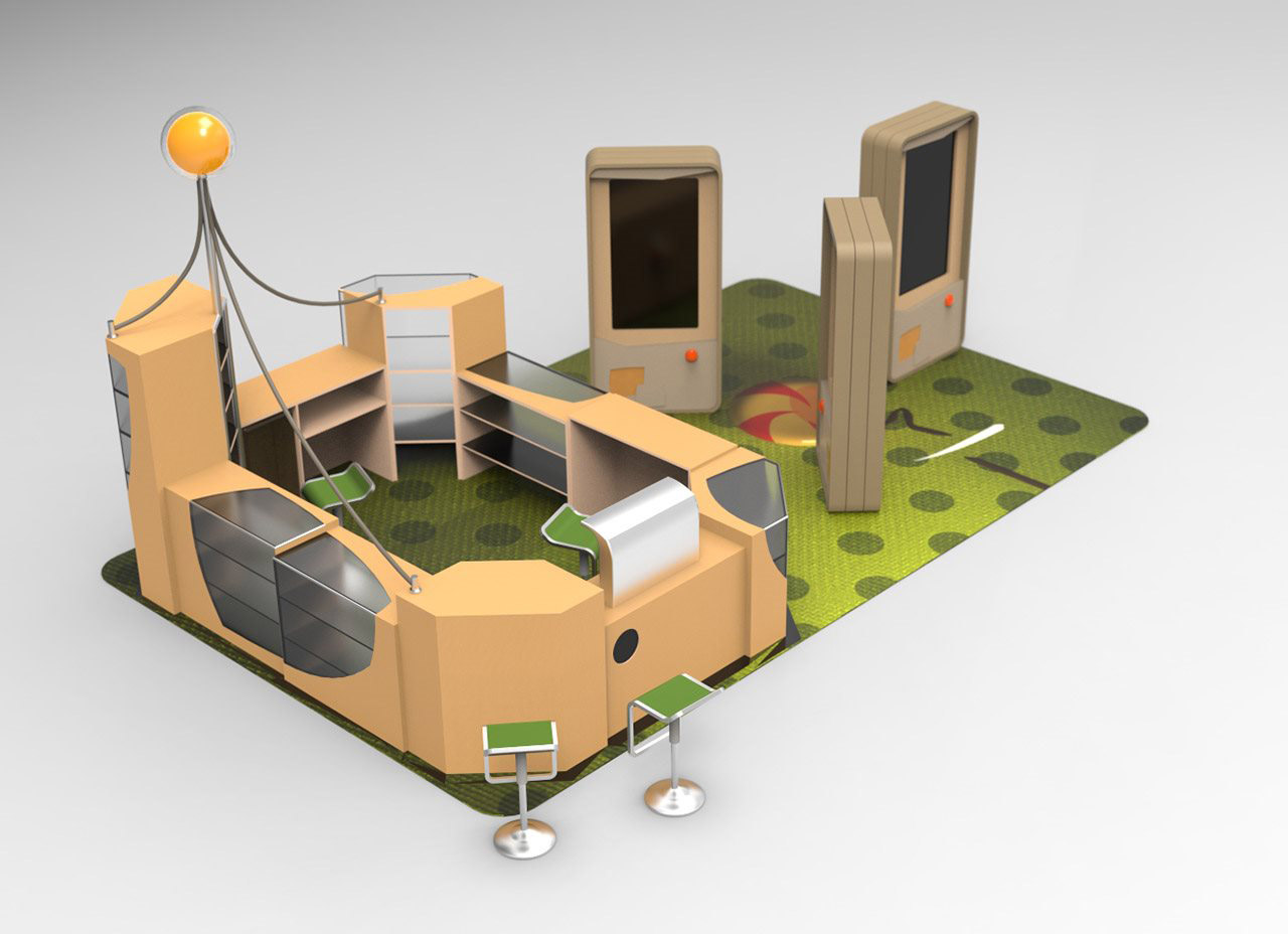 дизайн игровой площадки с фудкортом