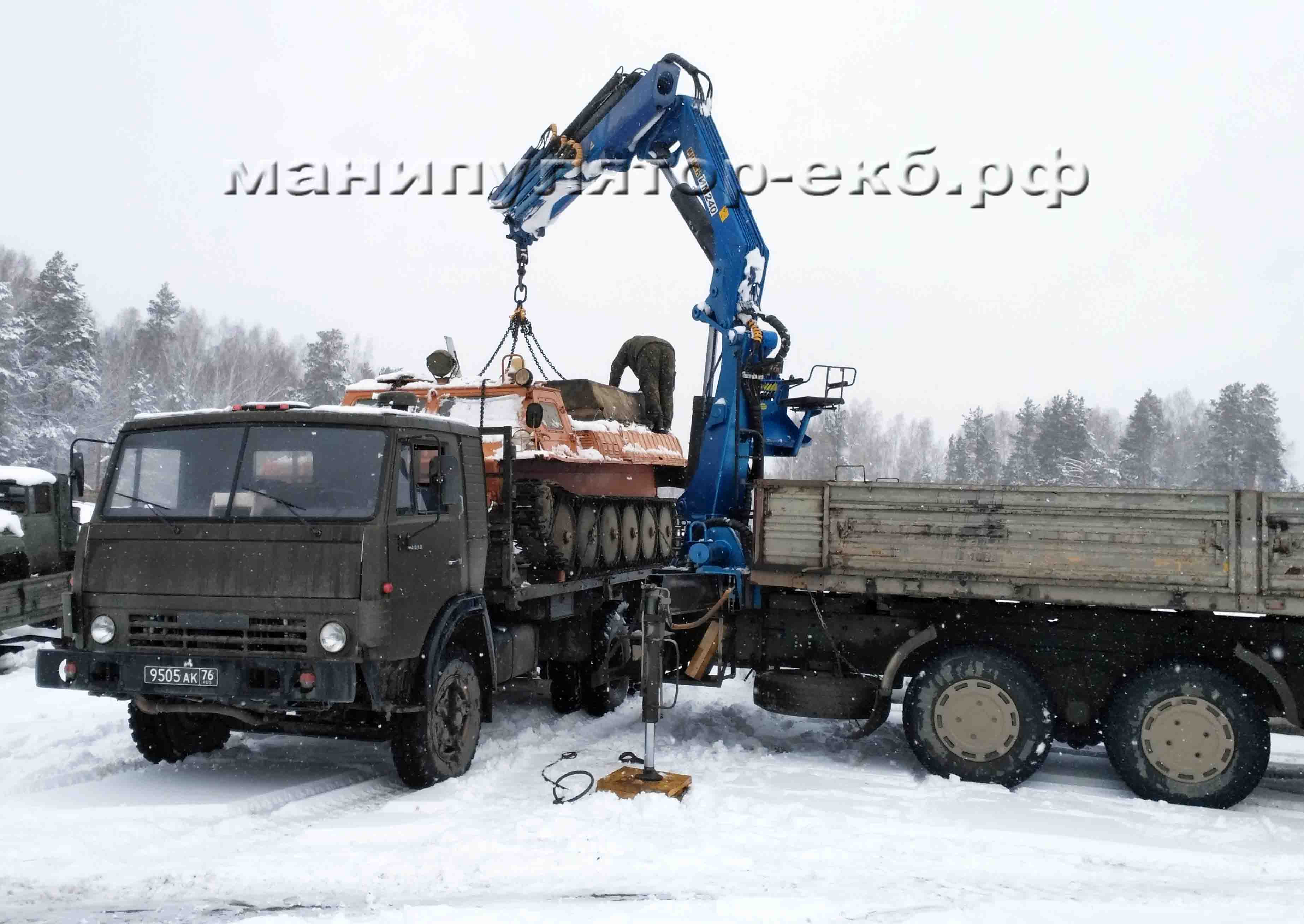 Манипулятор 10т с задней стрелой 7т