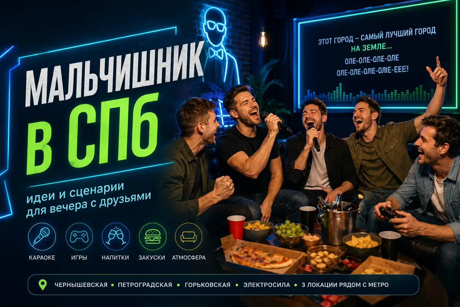 Мальчишник в СПб: идеи и сценарии для вечера с друзьями