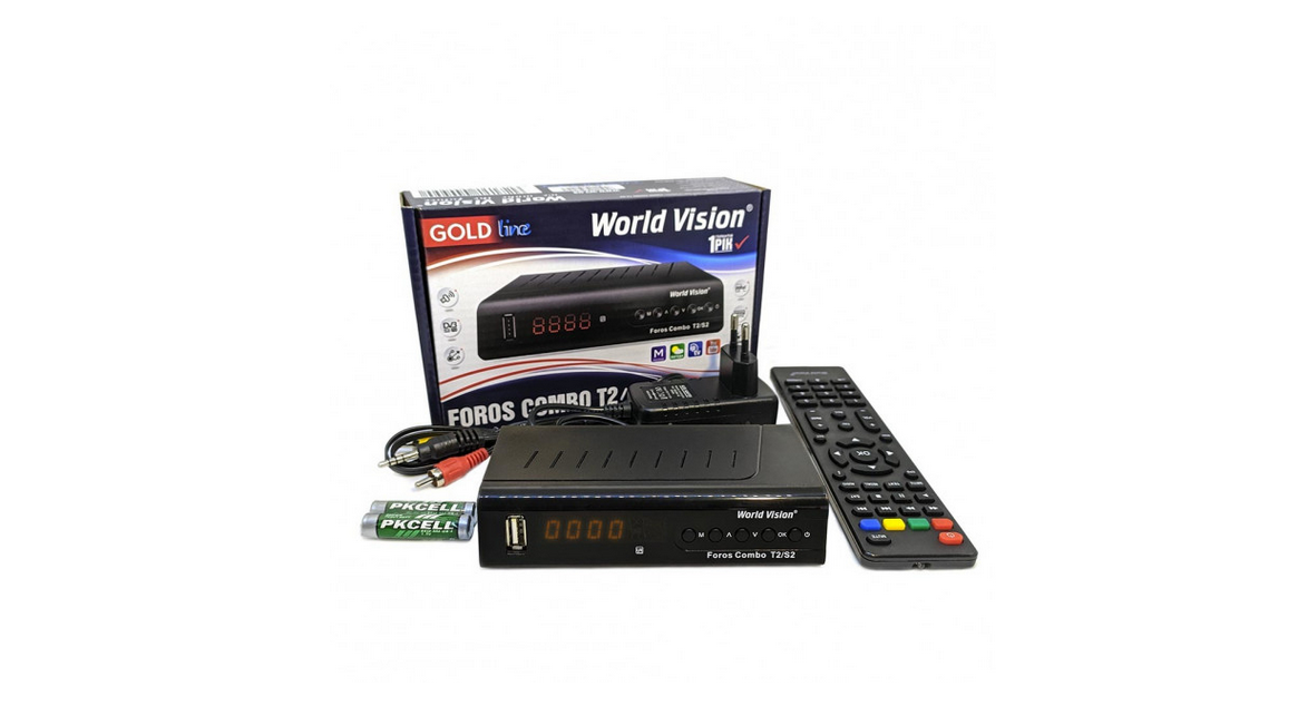 Vision foros combo. ТВ тюнер World Vision foros Combo t2/s2. GS a1400t Combo