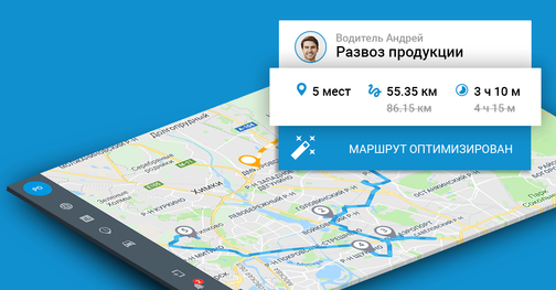 Приложение для оптимизации маршрута по точкам на автомобиле андроид