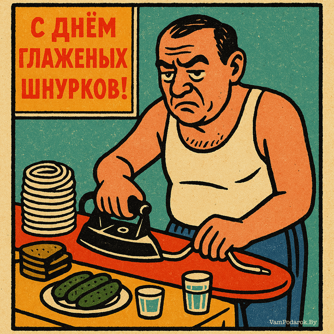 11 мая – День глаженых шнурков - открытка