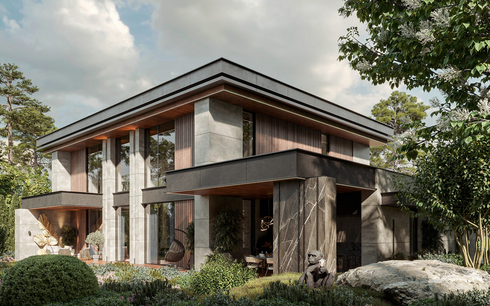VILLA SERENITY — материалы проекта