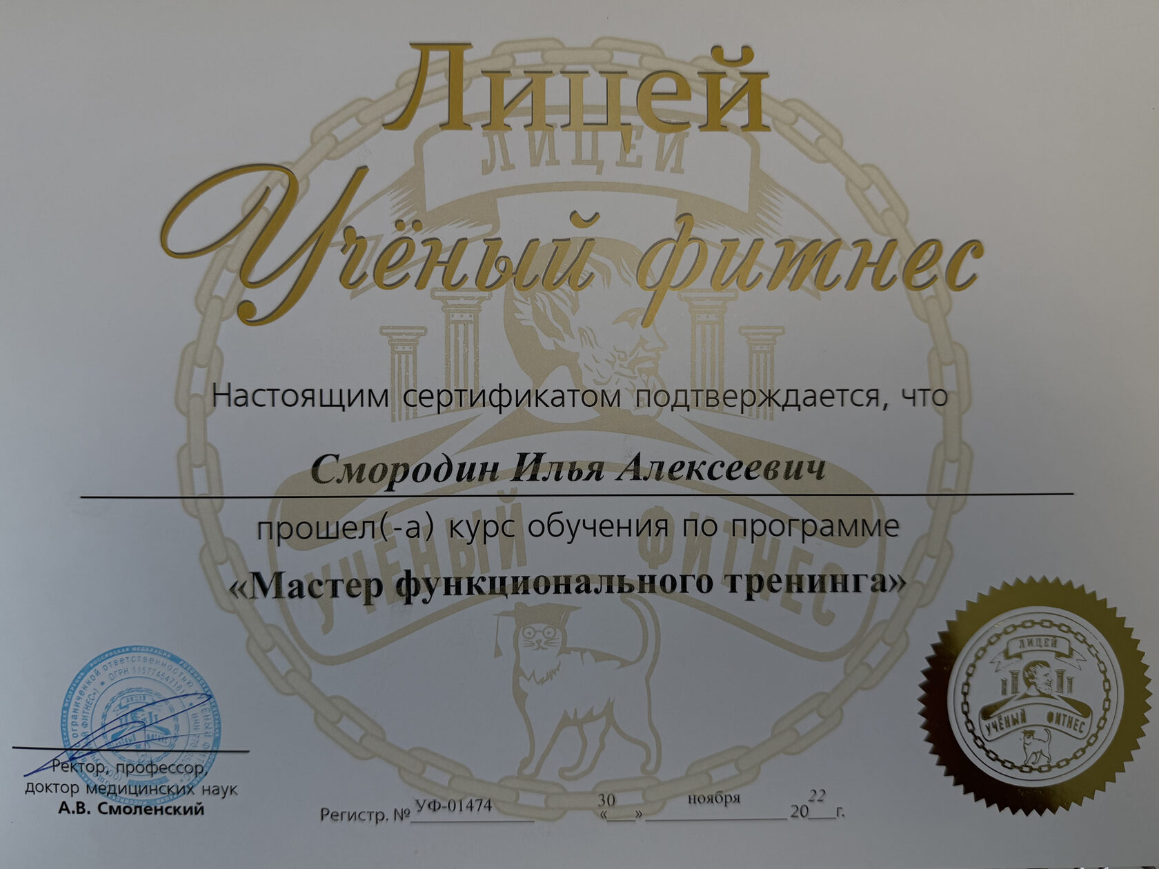 Диплом или сертификат, оригинальное изображение