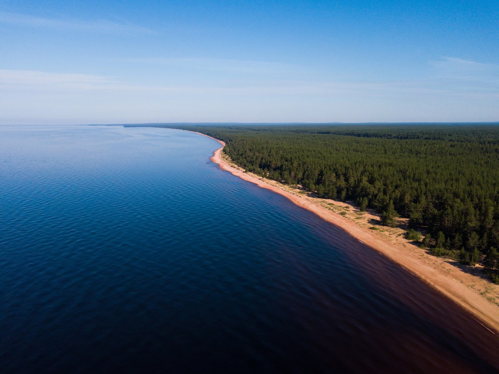 Село Видлица на Ладожском озере