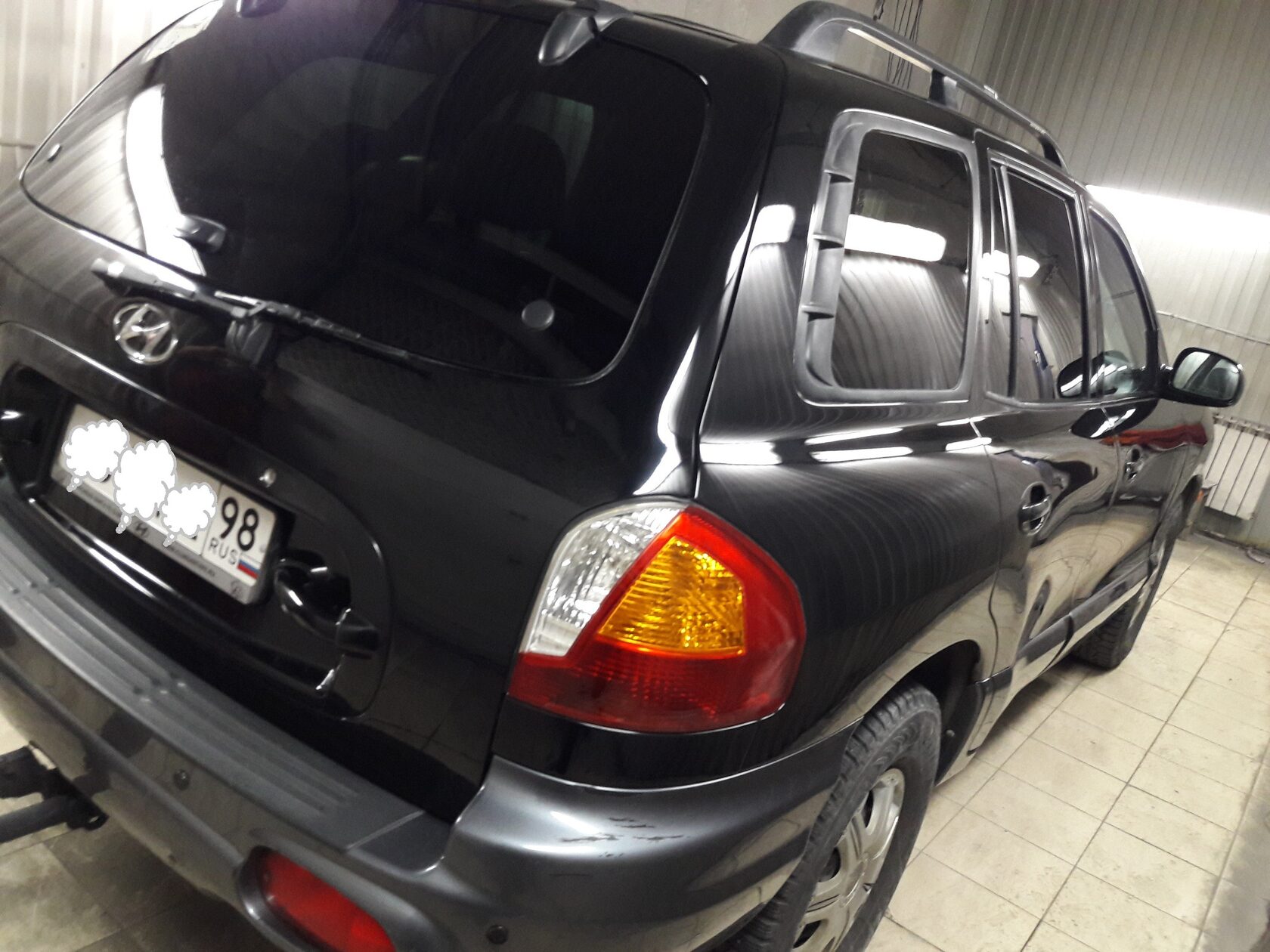 Замена арки заднего крыла Hyundai Santa Fe