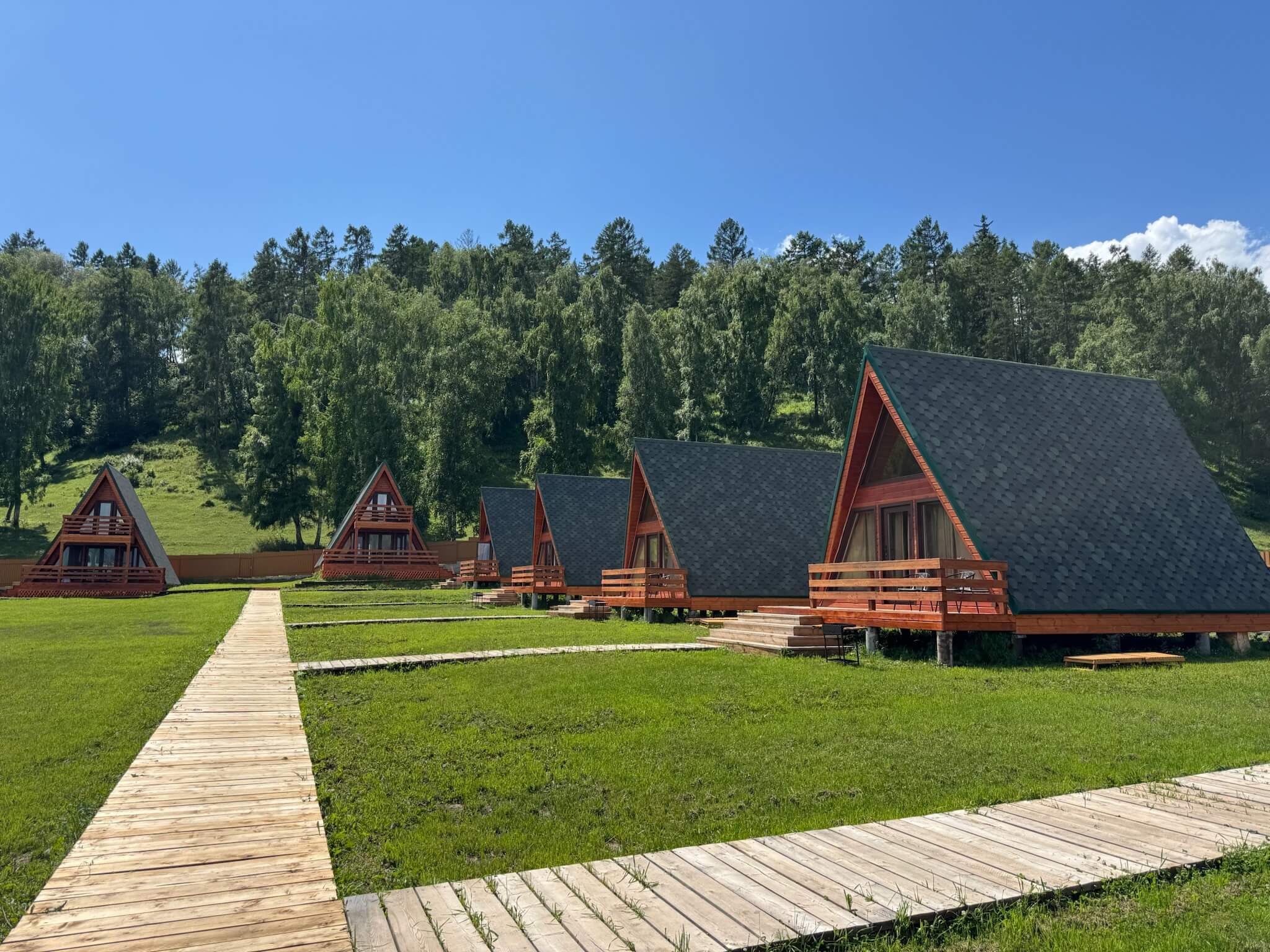 Отдых на природе на базе DOLINA в Горном Алтае