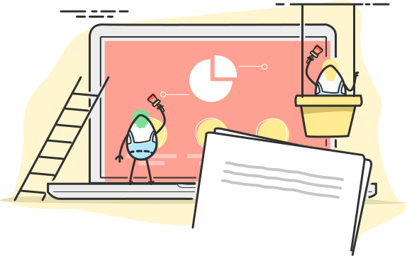 Illustration to pitch deck guide introduction how to build a winning pitch deck