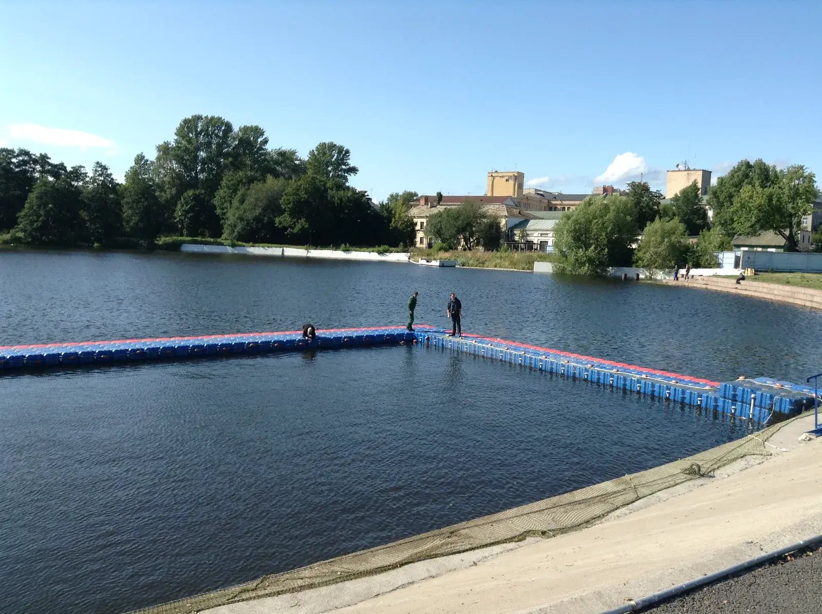Рыбоводные садки под Санкт-Петербургом — модульная плавучая система НИКЗ