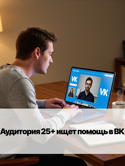 Аудитория 25+ для психологических услуг в ВКонтакте
