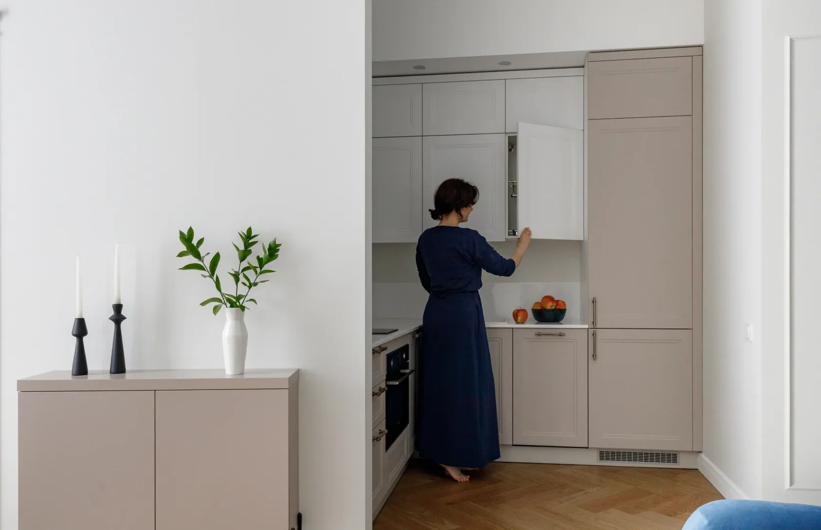 Кухня для квартиры - студии заказать в Москве 5