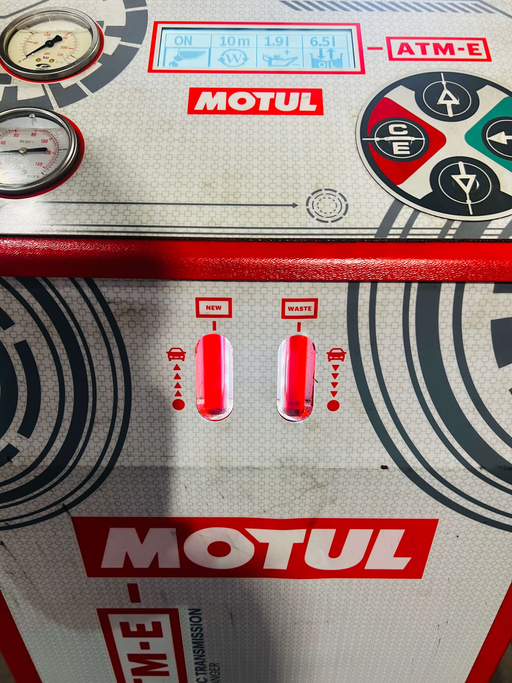 Результат замены масла в АКПП Mazda