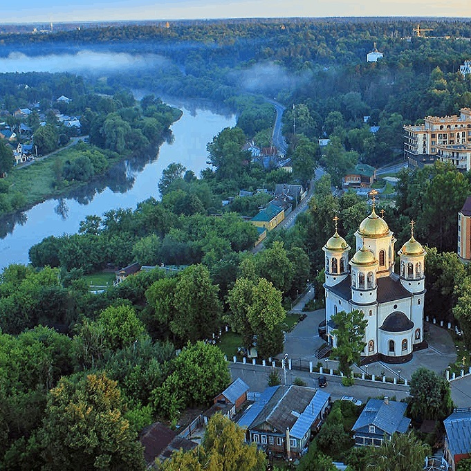 сап-прогулки в Звенигороде, Каринское, Николина гора