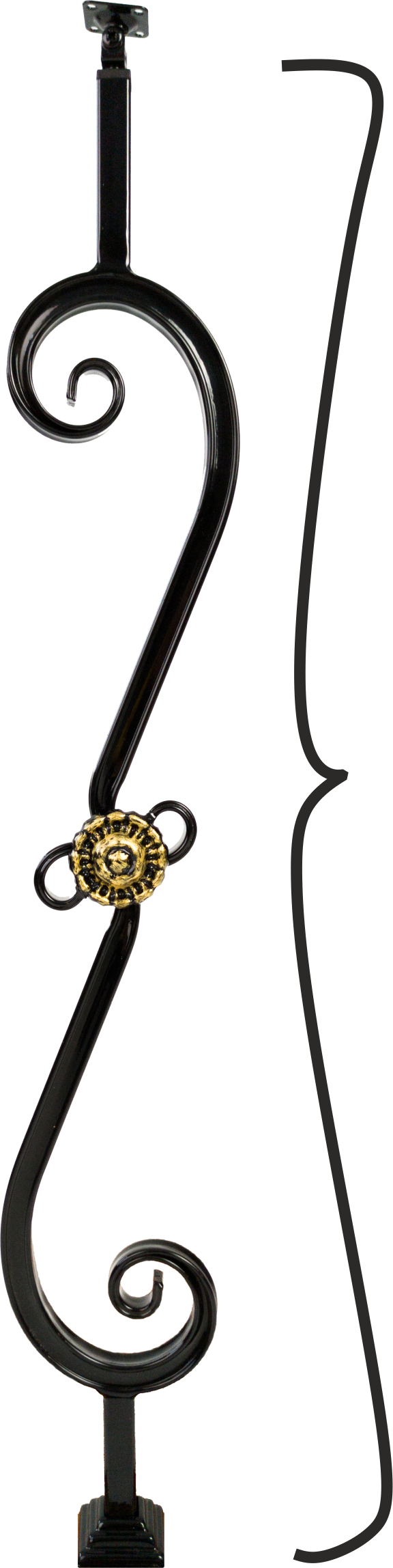 Кованые балясины