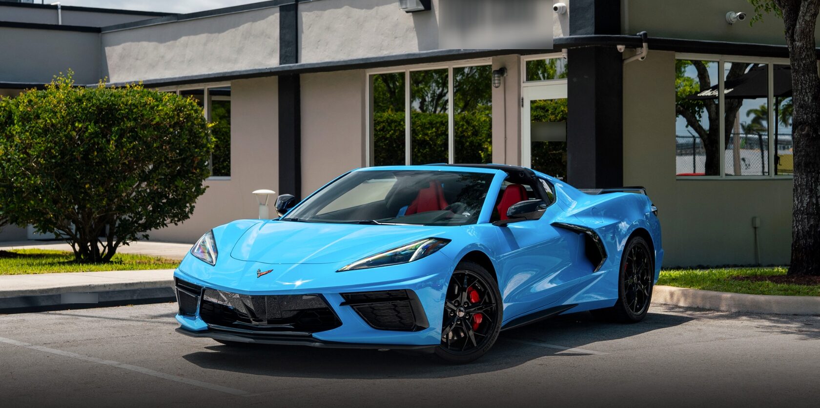 Corvette c7 Тиффани Blue Chrome Wrap