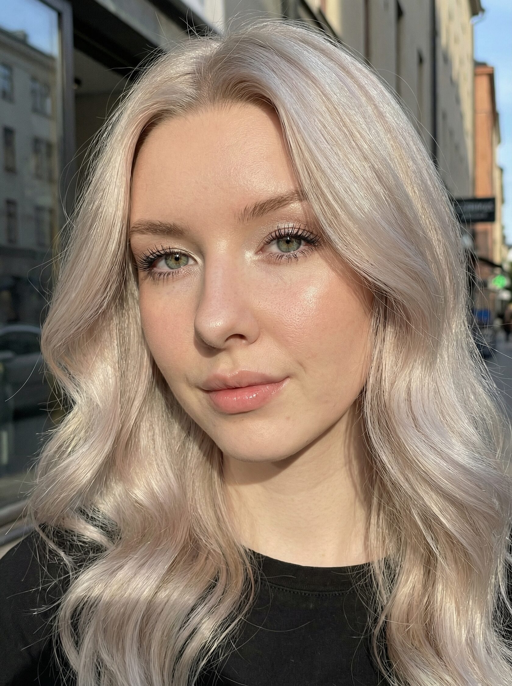 жемчужный блонд