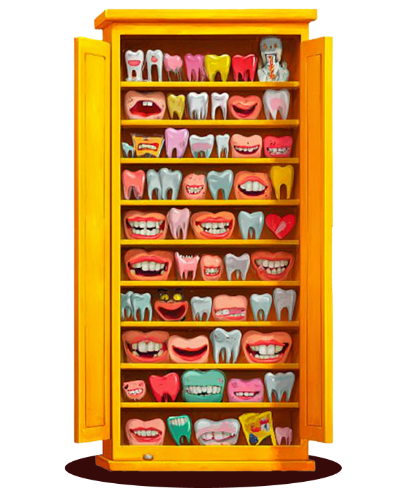 Шкаф с зубами