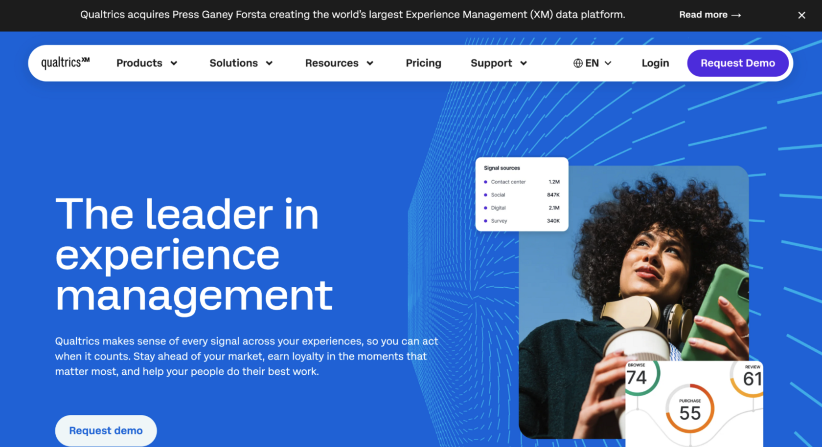 Qualtrics - Best for Enterprise Experience Management and Research