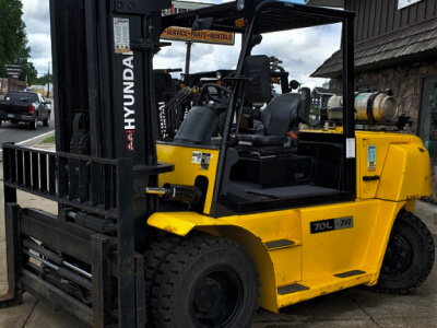 Газовый вилочный погрузчик Hyundai 70L-7A
