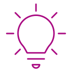 icon of a light bulb