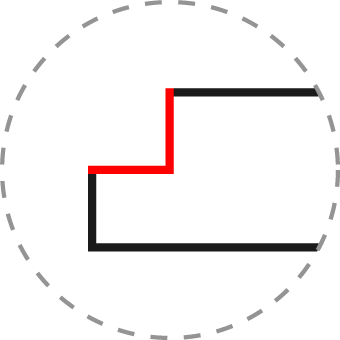 Четверть деревянного стола