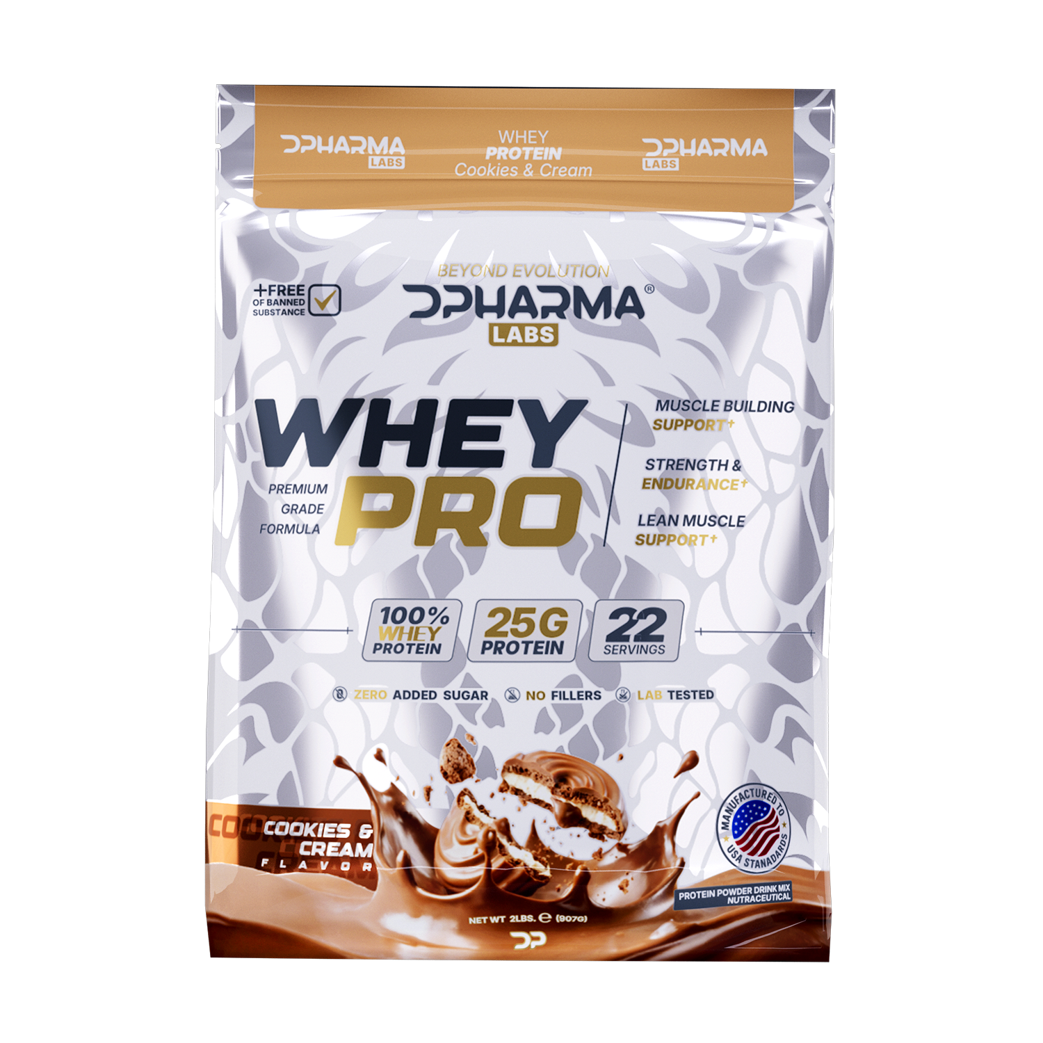 Whey Pro — Cookies & Cream